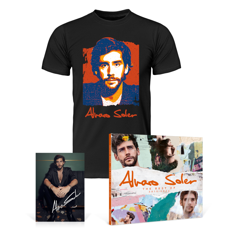 The Best Of 2015 - 2022 von Alvaro Soler - CD + T-Shirt + Signierte Autogrammkarte jetzt im Alvaro Soler Store